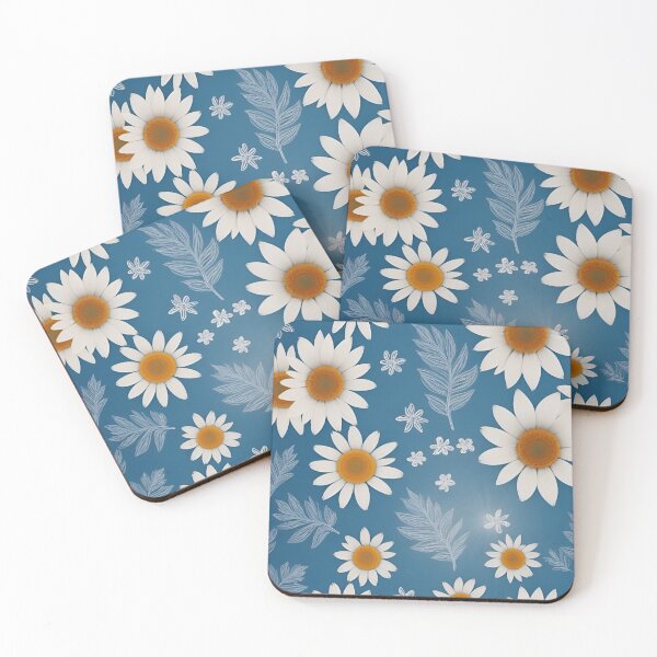 Item preview, RogerPattern - "Renewed Harmony: Blue and White Floral Delight" designed and sold by RogerPattern.