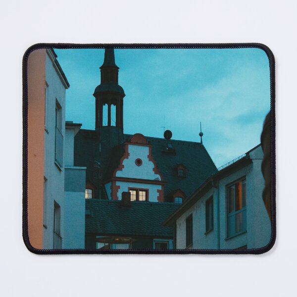 Item preview, Evening sky over gables designed and sold by rhosbahu.