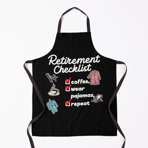 Item preview, Coffee, Pajamas, Repeat - Funny Retirement Checklist designed and sold by Kashear.