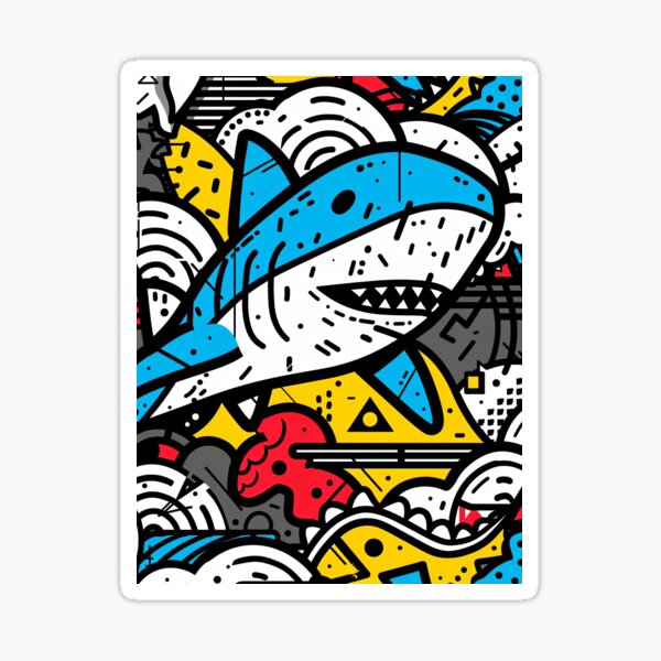 Item preview, Urban Street Shark Style designed and sold by Retro Type.
