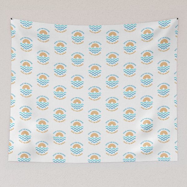 Item preview, Save The Oceans Save The World Design designed and sold by CarefulCreation.