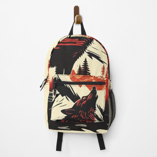 Item preview, Wolf howling at the moon designed and sold by dreamprinthq.