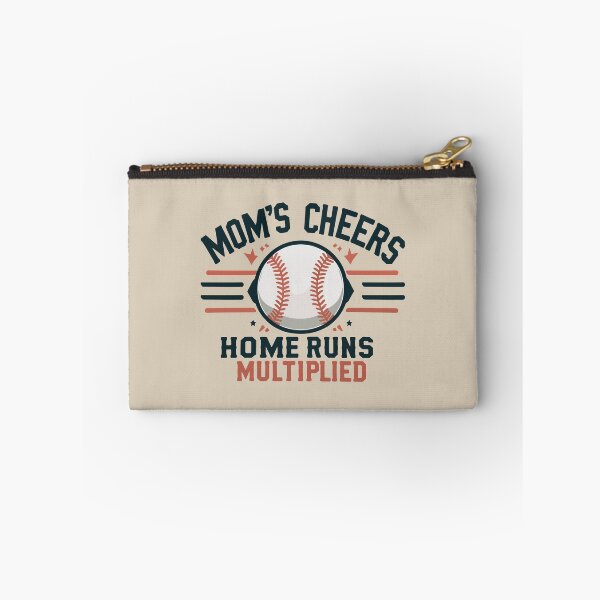 Item preview, Mom's Cheers, Home Runs Multiplied Positive Baseball Quote designed and sold by Daqomm.