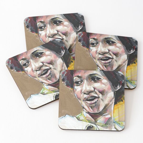 Artikelvorschau, Gemälde von Aretha Franklin entworfen und verkauft von GalleryKauffeld.