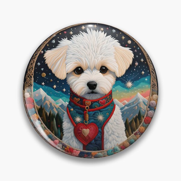 Item preview, Embroidery Art - The Adorable Maltese! designed and sold by TWNightingale.
