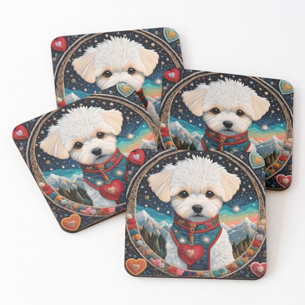 Item preview, Embroidery Art - The Adorable Maltese! designed and sold by TWNightingale.