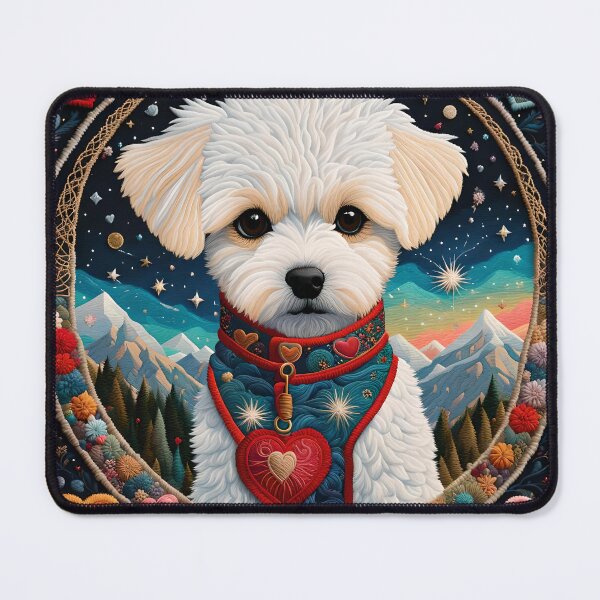 Item preview, Embroidery Art - The Adorable Maltese! designed and sold by TWNightingale.