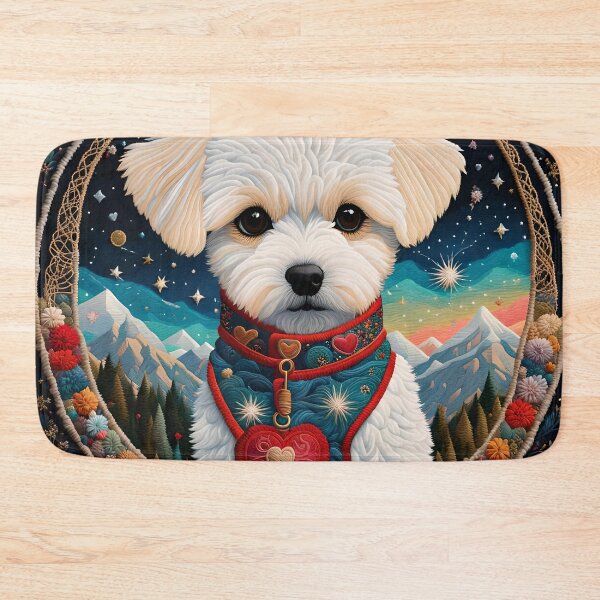 Item preview, Embroidery Art - The Adorable Maltese! designed and sold by TWNightingale.