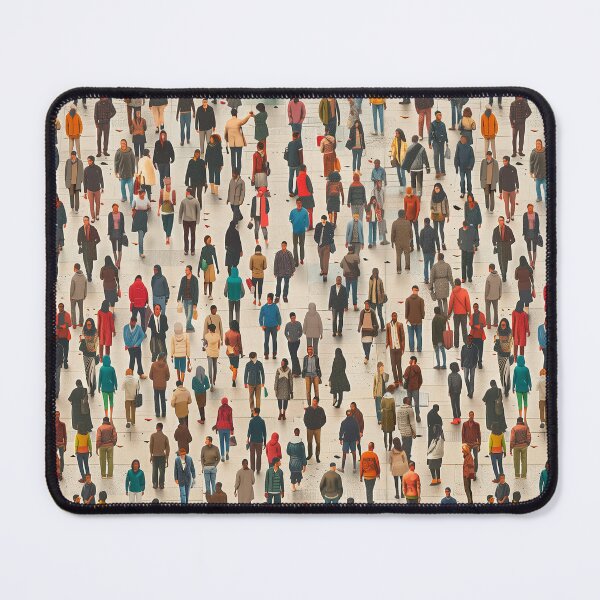 Item preview, Colorful People Crowd designed and sold by sheprint.