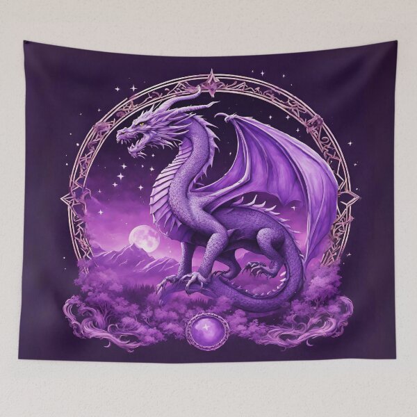 Item preview, Violet Dragon designed and sold by letsgetinspired.
