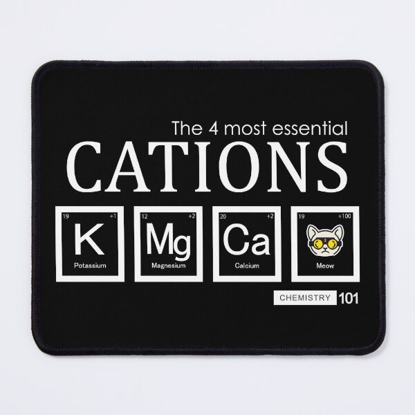 Item preview, Most essential cations | science humor | periodic table | elements | positive charge designed and sold by themichetti.