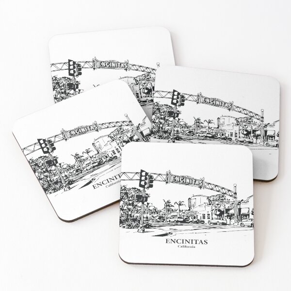 Item preview, Encinitas - California designed and sold by Lakeric Cityscapes.
