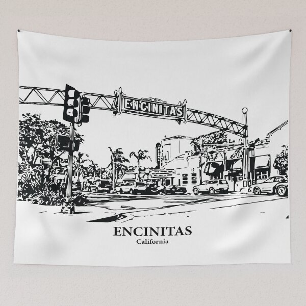 Item preview, Encinitas - California designed and sold by Lakeric Cityscapes.