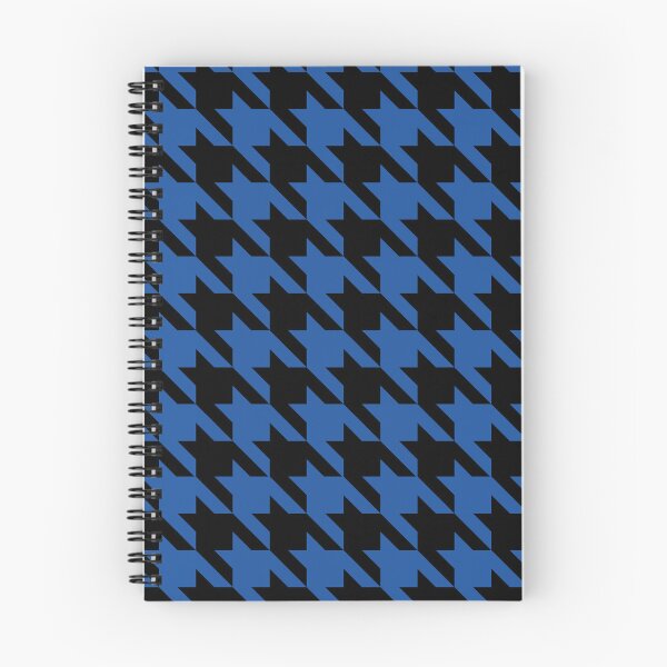 Item preview, Blue and black houndstooth pattern designed and sold by LinDraws.