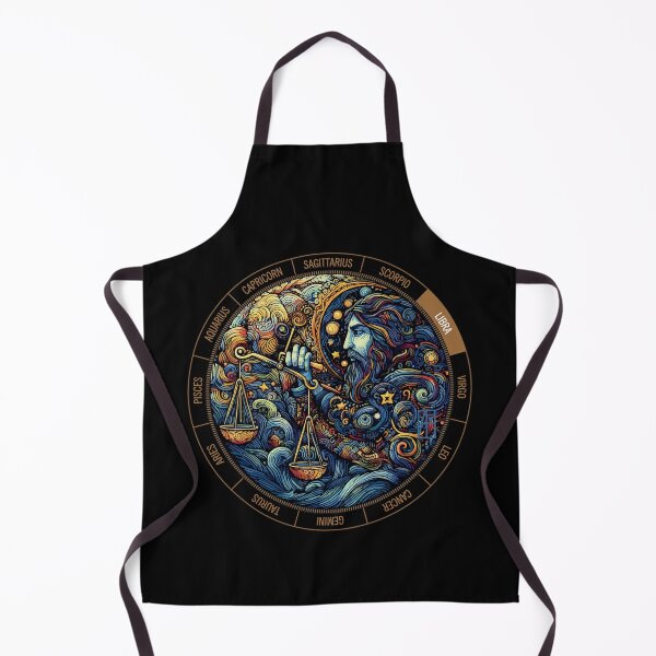 Item preview, ZODIAC Libra - Astrological LIBRA - LIBRA - ZODIAC sign - Van Gogh style - 1 designed and sold by ArtProjectShop.