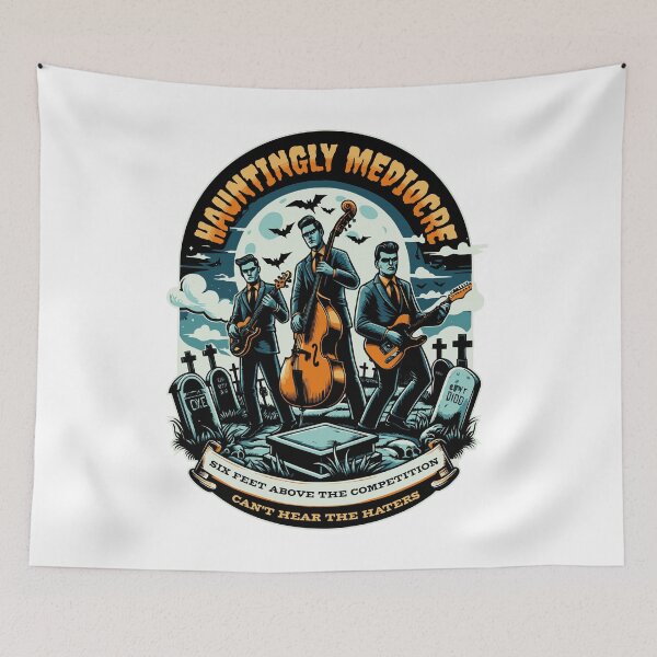 Item preview, Funny Spooky Graveyard Musicians designed and sold by CyberWindow.