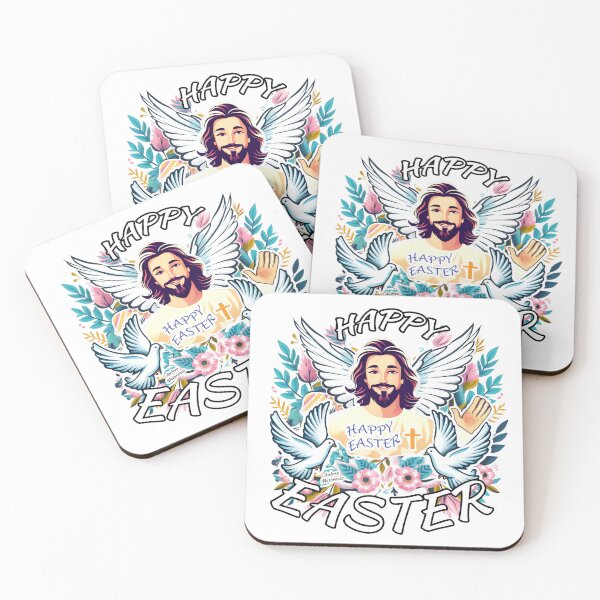 Item preview, Happy Easter with Jesus designed and sold by Andrea Matarazzo.