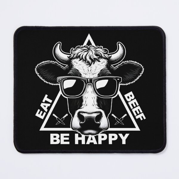 Item preview, Eat Beef Be Happy Meat Lover Carnivore Diet Cow Steak designed and sold by inkedtee.