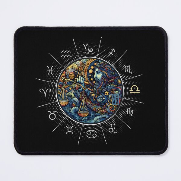 Item preview, ZODIAC Libra - Astrological LIBRA - LIBRA - ZODIAC sign - Van Gogh style - 2 designed and sold by ArtProjectShop.