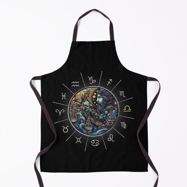 Item preview, ZODIAC Libra - Astrological LIBRA - LIBRA - ZODIAC sign - Van Gogh style - 2 designed and sold by ArtProjectShop.