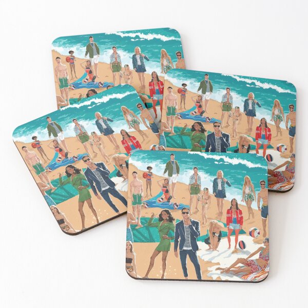 Item preview, stylish beach life zippered purse designed and sold by sml mesrati.