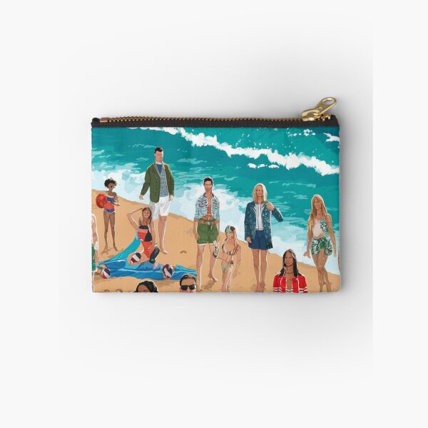 Item preview, stylish beach life zippered purse designed and sold by sml mesrati.