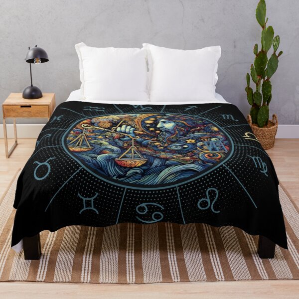 Item preview, ZODIAC Libra - Astrological LIBRA - LIBRA - ZODIAC sign - Van Gogh style - 3 designed and sold by ArtProjectShop.