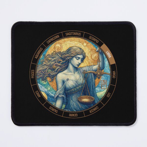 Item preview, ZODIAC Libra - Astrological LIBRA - LIBRA - ZODIAC sign - Van Gogh style - 4 designed and sold by ArtProjectShop.