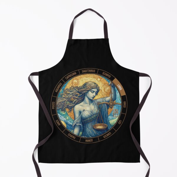 Item preview, ZODIAC Libra - Astrological LIBRA - LIBRA - ZODIAC sign - Van Gogh style - 4 designed and sold by ArtProjectShop.