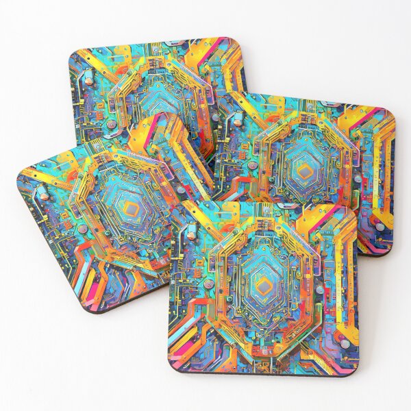 Item preview, Colorful Circuit Boards and Future Technologies designed and sold by drawbey.