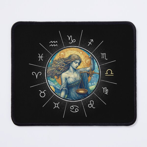 Item preview, ZODIAC Libra - Astrological LIBRA - LIBRA - ZODIAC sign - Van Gogh style - 5 designed and sold by ArtProjectShop.