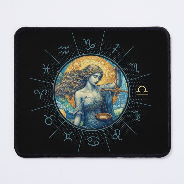 Item preview, ZODIAC Libra - Astrological LIBRA - LIBRA - ZODIAC sign - Van Gogh style - 6 designed and sold by ArtProjectShop.