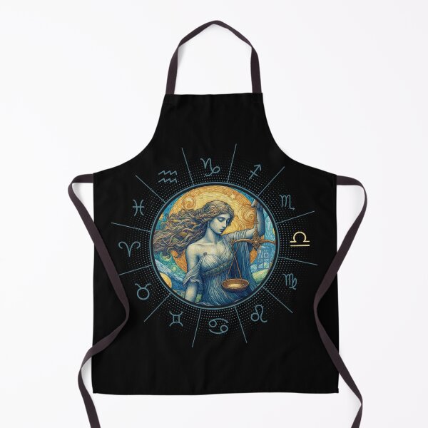 Item preview, ZODIAC Libra - Astrological LIBRA - LIBRA - ZODIAC sign - Van Gogh style - 6 designed and sold by ArtProjectShop.