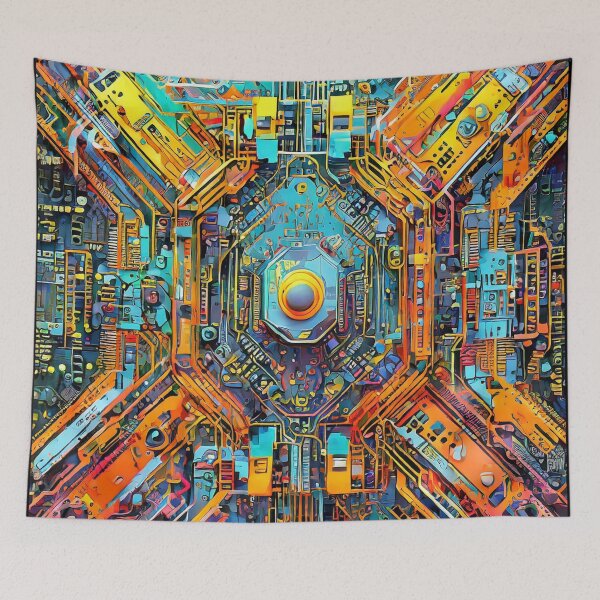 Item preview, Colorful Circuit Boards and Future Technologies designed and sold by drawbey.