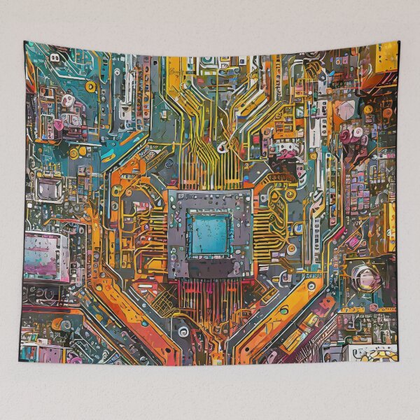 Item preview, Colorful Circuit Boards and Future Technologies designed and sold by drawbey.