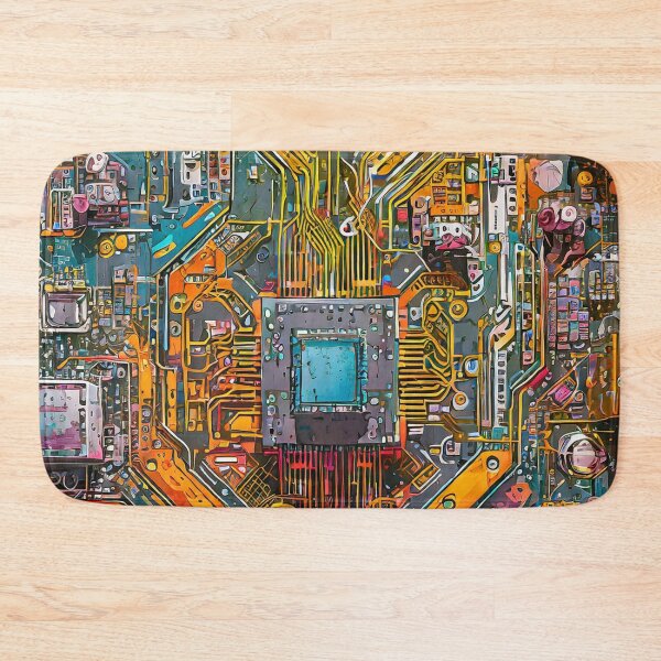 Item preview, Colorful Circuit Boards and Future Technologies designed and sold by drawbey.