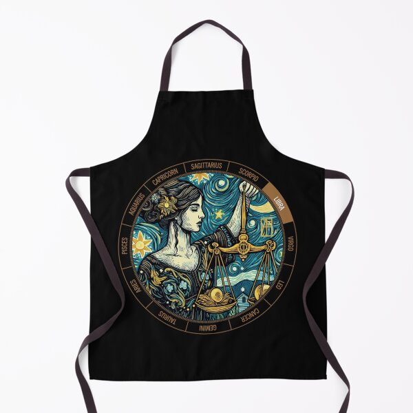 Item preview, ZODIAC Libra - Astrological LIBRA - LIBRA - ZODIAC sign - Van Gogh style - 10 designed and sold by ArtProjectShop.