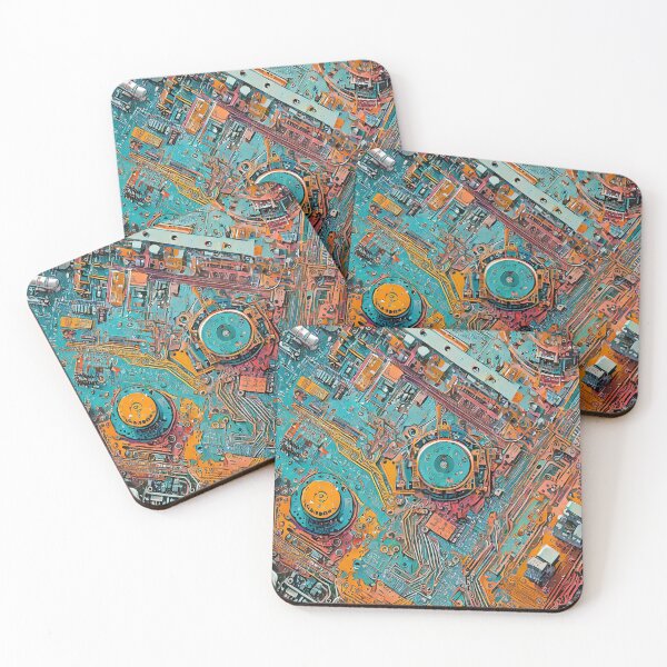 Item preview, Colorful Circuit Boards and Future Technologies designed and sold by drawbey.