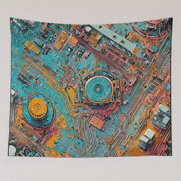Item preview, Colorful Circuit Boards and Future Technologies designed and sold by drawbey.