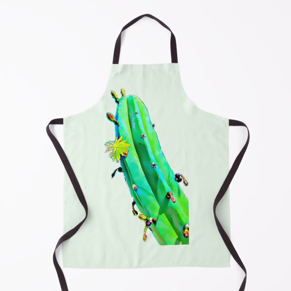 Item preview, Neon Cactus with Flower Buds designed and sold by QueenTheBean.