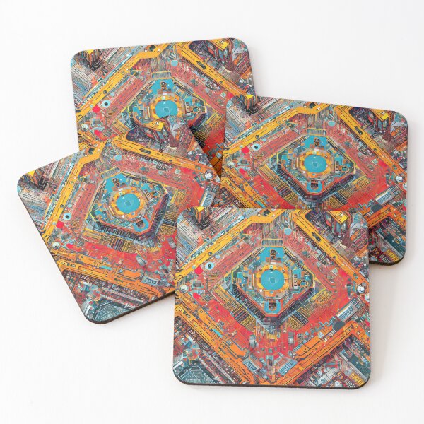 Item preview, Colorful Circuit Boards and Future Technologies designed and sold by drawbey.