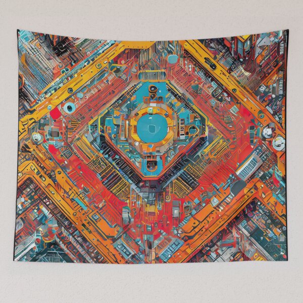 Item preview, Colorful Circuit Boards and Future Technologies designed and sold by drawbey.