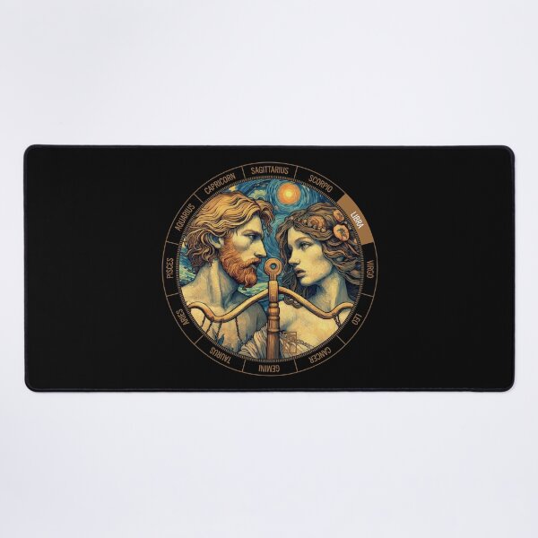 Item preview, ZODIAC Libra - Astrological LIBRA - LIBRA - ZODIAC sign - Van Gogh style - 13 designed and sold by ArtProjectShop.