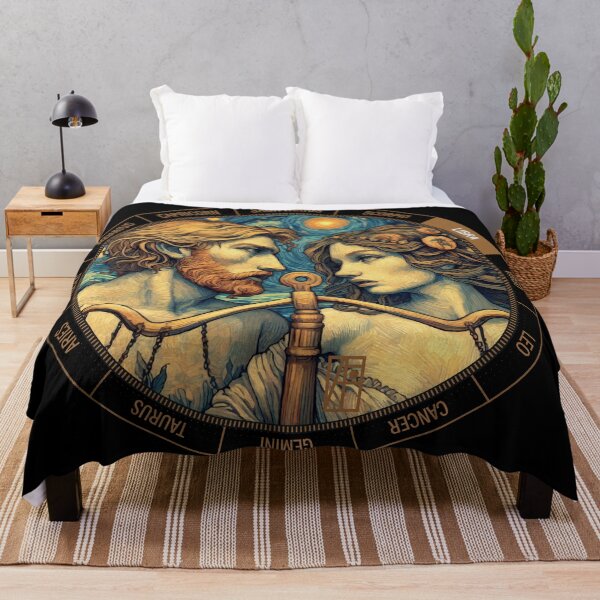 Item preview, ZODIAC Libra - Astrological LIBRA - LIBRA - ZODIAC sign - Van Gogh style - 13 designed and sold by ArtProjectShop.