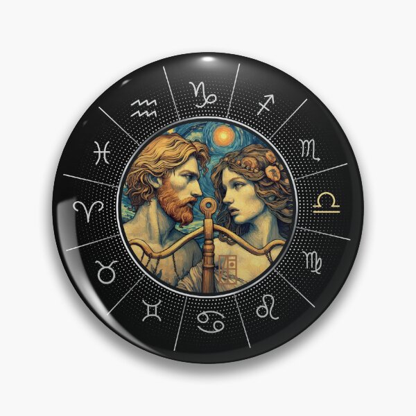 Item preview, ZODIAC Libra - Astrological LIBRA - LIBRA - ZODIAC sign - Van Gogh style - 14 designed and sold by ArtProjectShop.