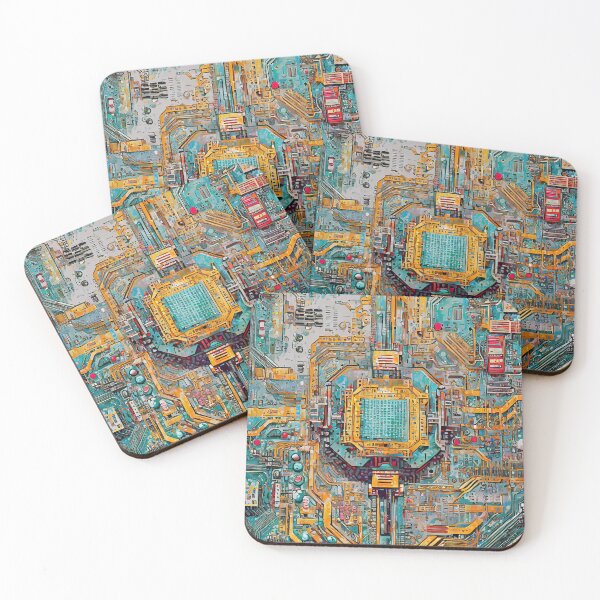 Item preview, Colorful Circuit Boards and Future Technologies designed and sold by drawbey.
