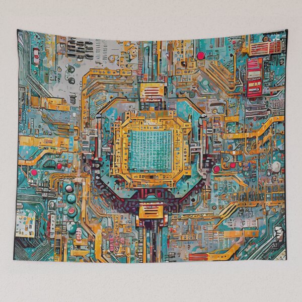Item preview, Colorful Circuit Boards and Future Technologies designed and sold by drawbey.