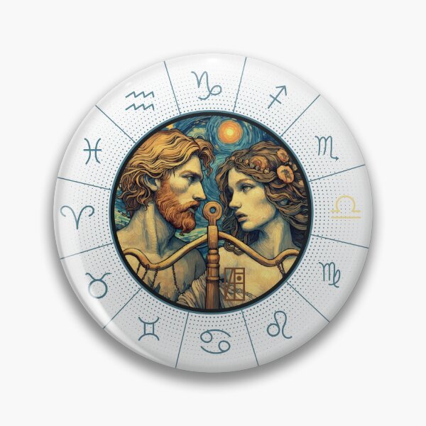 Item preview, ZODIAC Libra - Astrological LIBRA - LIBRA - ZODIAC sign - Van Gogh style - 15 designed and sold by ArtProjectShop.