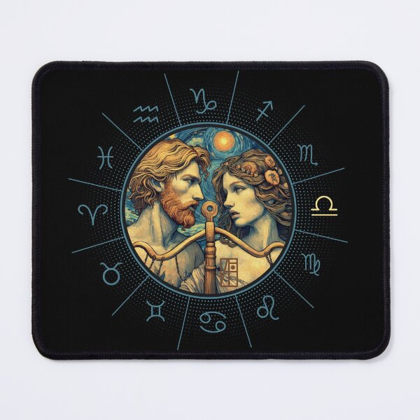 Item preview, ZODIAC Libra - Astrological LIBRA - LIBRA - ZODIAC sign - Van Gogh style - 15 designed and sold by ArtProjectShop.
