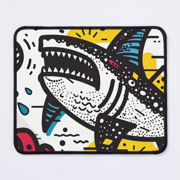 Item preview, Daring Doodle of the Deep Blue designed and sold by Retro Type.